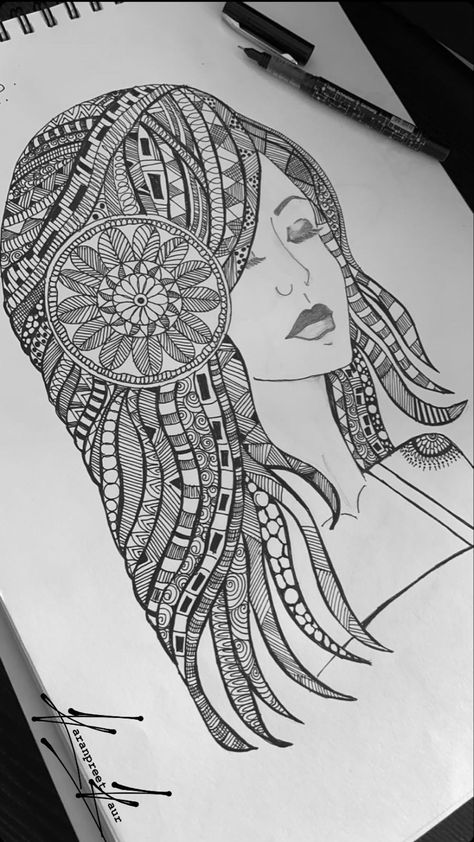 Different types of lines Types Of Lines Art Drawing, Composition Of Lines Drawings, Line Composition Drawing, Types Of Lines In Art, Zentangle People, Types Of Lines Art, Composition Of Lines, Doodle Therapy, Button Tree Art