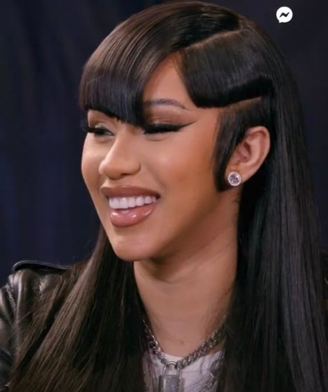 Cardi B Mullet Hairstyle, Cardi B Mullet, Cardi B Wigs, Finger Wave Bob, Cardi B Hairstyles, Frontal Wig Hairstyles, Quick Weave Hairstyles, Dyed Hair Inspiration, Frontal Hairstyles