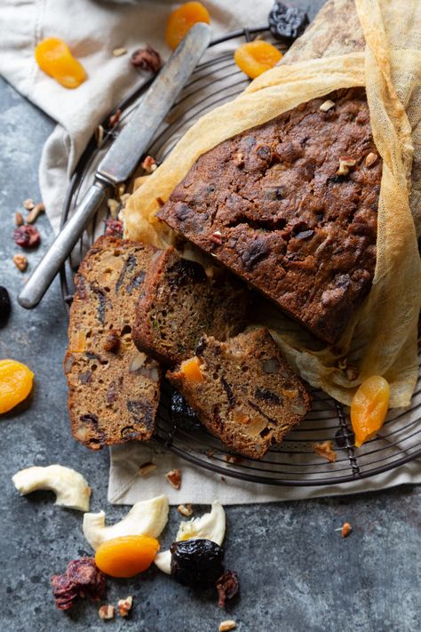 This brandied fruit cake is a family tradition. Packed with real dried fruits, and loads of brandy, this will make you and your family a believer in real fruit cake! Brandied Fruit Cake Recipe, Real Fruit Cake, Traditional Fruit Cake Recipe, Old Fashioned Fruit Cake Recipe, Brandied Fruit, Dried Fruit Recipe, Fruit Cake Recipe, Fruitcake Recipes, Christmas Cake Recipes