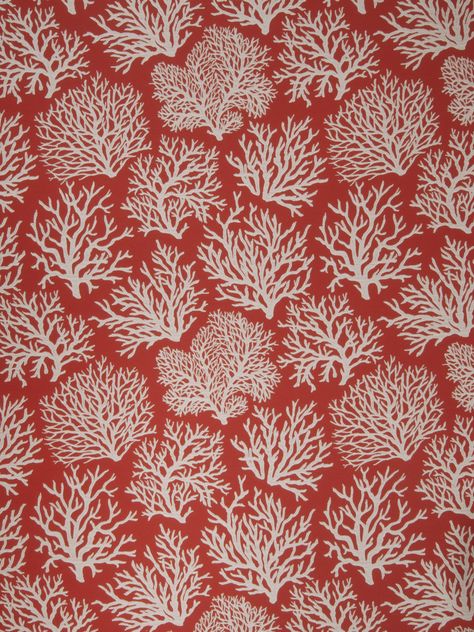 Coral Reef Coral Fabric by Fabricut #fabric #fabricut #coralreef #coralfabric #coral #pantonecoloroftheyear #inspiration #color #coralpattern #interiordesign Front Vestibule, Eaton Square, Kovi Fabrics, Outdoor Designs, Coral Fabric, Coral Pattern, Coral Design, Botanical Pattern, Joanns Fabric And Crafts