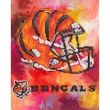 Bengals Decor, Fan Craft, Wonder Art, Art & Craft Kit, Diy Fan, Custom Fans, Leisure Arts, Art Kits, Cincinnati Bengals