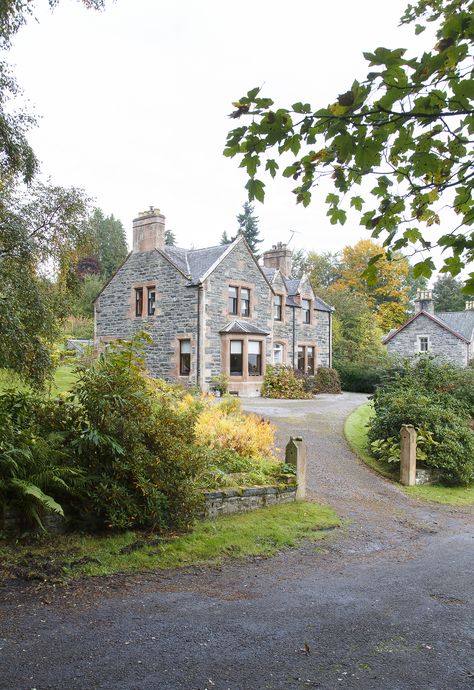 Real home: a renovated Victorian villa in the Scottish Highlands | Real Homes Scottish House Exterior, Homes In Scotland, Scottish Highland House, Scottish Highlands House, Old Scottish House, Houses Styles, Scottish Stone House, Scotland Cottage, Highland Cottage Scotland