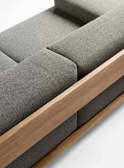 Minimalist Dekor, Trendy Sofas, Wooden Sofa Designs, Wooden Sofa Set, Living Room Sofa Design, Sofa Set Designs, Furniture Design Living Room, Diy Sofa, New Works