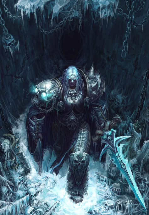 ArtStation - Lich King- Arthas, young hun byun Lich Art Dnd, Arthas Menethil Art, World Of Warcraft Lich King, World Of Warcraft Wrath Of The Lich King, Arthas Menethil, World Of Warcraft 3, Warcraft Iii, Lich King, Heroes Of The Storm