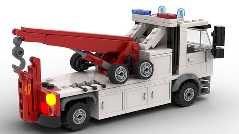 HK Tow Truck_2 | Caleb Shields | Flickr Lego Warehouse, Motion Ideas, Lego Vehicles, Lego Truck, Lego Military, Car Seat Organizer, Lego Mechs, Lego Construction, Barbie Doll House