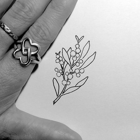 ♡ Want more cute pins? Visit @personallikes ♡ Australian Tattoo, Le Tattoo, Rat Tattoo, Vegan Tattoo, Wildflower Tattoo, Native Tattoos, Tattoo Apprentice, Cute Tiny Tattoos, Blackwork Tattoo