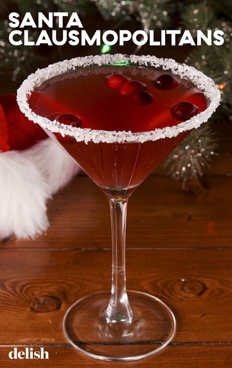 Easy Christmas Cocktail, Christmas Cocktail Recipes, Christmas Drinks Alcohol Recipes, Xmas Drinks, Christmas Drinks Recipes, Christmas Drinks Alcohol, Christmas Cocktail, Boozy Drinks, Winter Cocktails