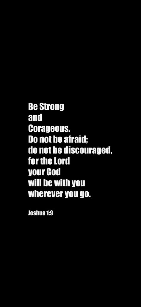 Joshua 1 9 Wallpaper, Bible Verse Joshua, Christian Bible Quotes, Warrior Quotes, Christian Bible, Trust God, Tweet Quotes, Word Of God, Bible Quotes