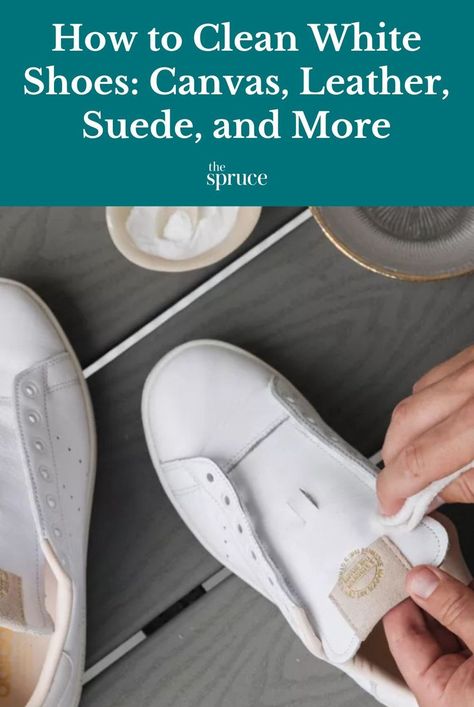 How To Clean White Suede Shoes, How To Clean Leather Sneakers, How To Clean White Leather Shoes, Cleaning White Leather Sneakers, How To Clean White Leather Sneakers, How To Clean Leather Shoes, Shoe Cleaner Diy, Clean White Leather Shoes, Clean Leather Shoes