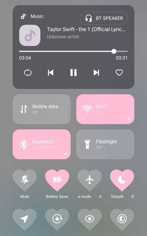 Mi Control Center, Bt Speaker, Control Center, Mobile Data, Flashlight