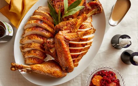 Spiced and Juicy Roast Turkey with Easy, Breezy Gravy Recipe - Los Angeles Times Andy Baraghani, Thanksgiving Classics, Carving A Turkey, Thanksgiving Cooking, Whole Turkey, Roast Turkey Breast, Roast Duck, Turkey Breast, Roasted Turkey