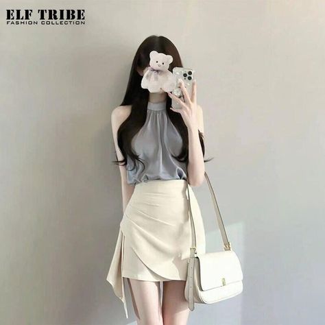 Cute Formal Outfits For Work, Japanese Outfits Formal, Lowkey Rich Outfit, Korean Outfits Elegant, Ulzzang Outfit Korean Style, Korean Fashion Dress Elegant, Comfy Trendy Outfits, Girly Outfit, Women Korean Fashion