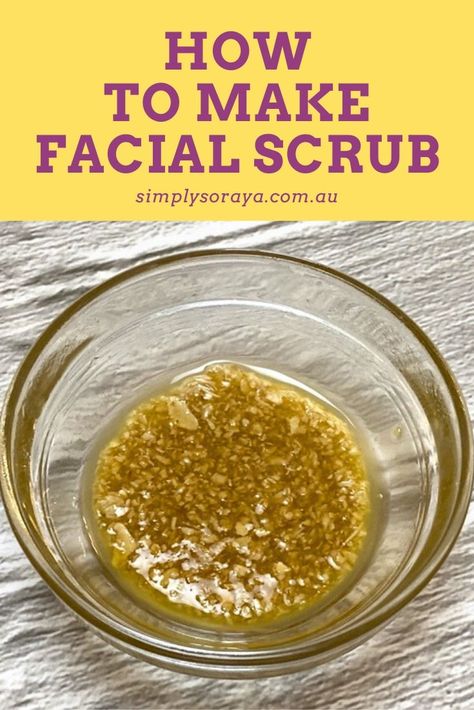 Why make homemade facial scrub recipe? Get the answer here and more! In this article, learn what a homemade facial scrub is, why making DIY facial scrubs is a great idea, exactly how to make facial scrub plus all the ingredients you'll need to make only the best homemade scrubs for face. Also know how to use facial scrubs homemade and try this easy homemade face scrub recipe now! 💯 best face scrub for face, scar removal cream, deep scars on face ✨ #skinception #luxurycosmetics #nourishing Homemade Facial Scrub Anti Aging, Facial Scrubs Homemade, Make Your Own Face Scrub, Scrubs For Face, Homemade Exfoliating Scrub, Homemade Face Scrub, Facial Scrub Recipe, Homemade Facial Scrub, Diy Facial Scrub