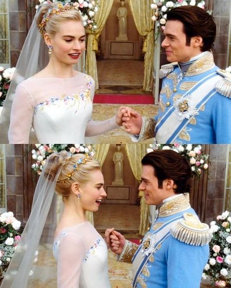 Cinderella Cinderella Hairstyle Wedding, Enchanted Forest Hairstyles, Cinderella Movie 2015, Cinderella Live Action, Fantasy Wedding Dress, Cinderella Aesthetic, Cinderella Hair, Cinderella Movie, Cinderella 2015