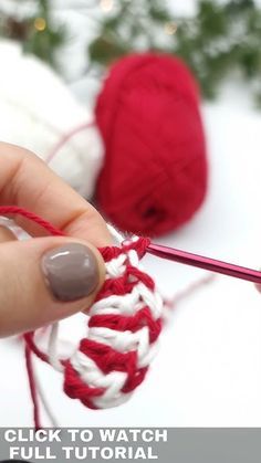 Unbelievably Easy Chrochet Christmas Peppermint Candy Ornaments Pipe Cleaner Candy Canes, Candy Cane Crochet Pattern, Crochet Candy Cane Pattern Free, Crochet Peppermint Candy, Crochet Candies, Peppermint Crochet, Crochet Peppermint, Crochet Candy Cane, Peppermint Candy Ornaments