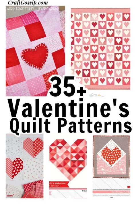 Sewing Patterns Men, Valentines Day Images Free, Valentine Quilts, Heart Pattern Design, Fat Quarter Sewing Projects, Valentine Vector, Valentine Pattern, Hearts Clipart, Kids Crafts Ideas