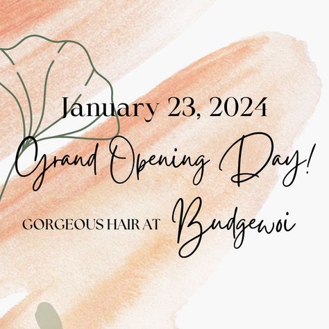 Join us in celebrating the GRAND OPENING of Gorgeous Hair at Budgewoi TODAY, January 23, 2024! 🎈🎉✨ 🏡 Visit our new salon location and experience the magic of transformation with our talented stylists. 🎁 To mark this special day, we have an exclusive opening day FREE GIFT BAG just for you! 🕒 Doors open at 10 AM, and we can't wait to welcome you to our beautiful space. 📍 Find us at Shop 3/66 Tenth Ave Budgewoi. Don't miss out on the excitement! See you there! ✨💖 Brow And Lash, Lash Salon, Brow Bar, January 23, Salon Ideas, Opening Day, Beautiful Space, Grand Opening, Gorgeous Hair