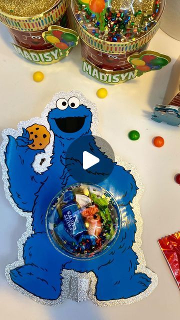 R.O.B. Designs on Instagram: "🎶 What y’all know about a COOKIE MONSTER or whatever Usher said 😂
.
Okay but seriously our Character candy holders can be added to any order and be made with any photo or Character of your choice. 
.
Also if you’ve recently placed an order of party favors with us this can be used as your free gift add on to your order‼️
.
Link is in our bio to order custom party favors 🎉
.
.
.
.
.
#smallbusiness #explore #partyfavors #partyideas" Cookie Monster Party Favors, Cookie Monster Party, Diy Party Favors, Custom Party Favors, Candy Holder, Monster Party, Custom Party, Cookie Monster, Monster Cookies