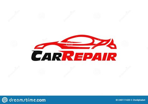 Car Repair Logo, Company Branding, Car Repair, Car Logos, Auto Repair, Spare Parts, Stock Illustration, Stock Vector, Branding Design