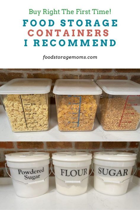 Large Flour Storage Containers, Flour Storage Containers, Bulk Food Storage Containers, Food Storage Rooms, Flour Storage, Flour Container, Canning Kitchen, Pantry Storage Containers, It Will Be Worth It