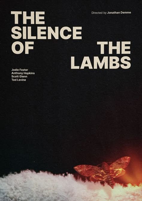 Silence Of The Lambs Poster, Clarice Starling, The Others Movie, The Silence Of The Lambs, Concept Poster, Silence Of The Lambs, Dorm Posters, Jodie Foster, Anthony Hopkins