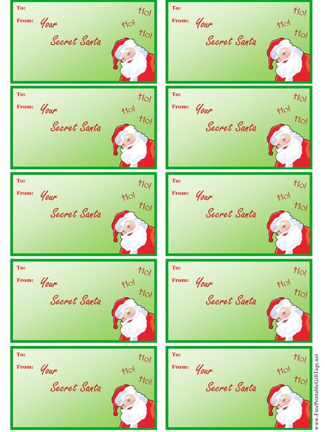 Secret Santa Tags Free Printable, Secret Santa Name Draw, Free Secret Santa, Secret Santa Gift Tags, Santa Gift Tags Printable, Santa Label, Santa Gift Tag, Best Secret Santa Gifts, Santa Tag