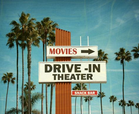 Lime Cordiale, Drive In Cinema, Theater Sign, Theatre Sign, Drive In Movie Theater, Tree Wall Murals, Seine River, Outdoor Cinema, Spy Kids