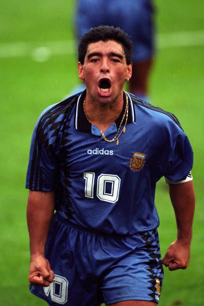 98 Argentina Vs Greece 1994 Photos and Premium High Res Pictures - Getty Images Fifa World Cup Argentina, Daniel Passarella, Maradona Football, World Cup Argentina, Football Jersey Outfit, Argentina Soccer, Argentina Football, Football Accessories, Sport Icon