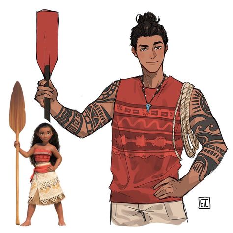 28 k mentions J’aime, 166 commentaires - Etc (@etcetera.art) sur Instagram : "Moana! I might have just ended up drawing skinny Maui... . . . #procreate #ipadpro #animedrawing…" Etcetera Art, Disney Characters Genderbend, Disney Gender Swap, Gender Bent Disney, Humor Disney, Disney Gender Bender, Gender Bend, Cartoon Characters As Humans, Princesas Disney Anime