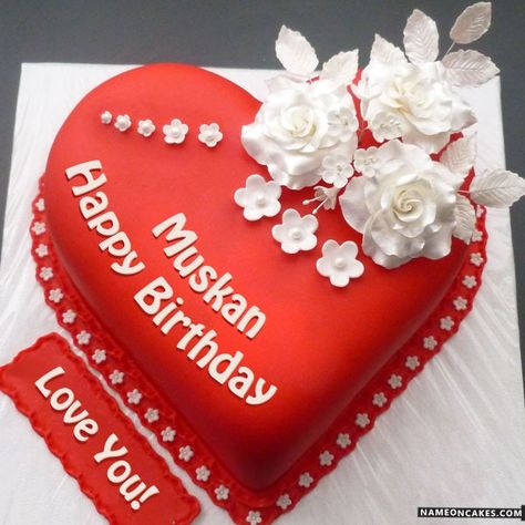 Download happy birthday muskan cake and say happy birthday in a beautiful way. Edit happy birthday muskan images with name. Happy Birthday Cake Writing, Happy Marriage Anniversary Cake, Write Name On Cake, Birthday Grandson, Anniversary Cake With Name, Happy Birthday Grandson, Birthday Cake Write Name, Birthday Cake Writing, Happy Birthday Cake Photo