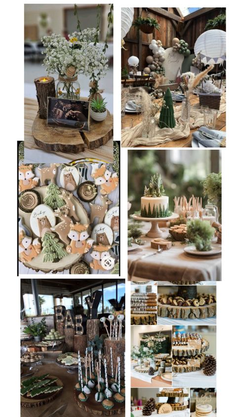 Rustic Woodland Baby Shower Ideas, Baby Boy Shower Ideas Woodland Theme, Cozy Cabin Baby Shower Theme, Woodland Forest Baby Shower Theme, Boy Woodland Baby Shower Ideas, Wilderness Baby Shower Theme, Woodland Adventure Baby Shower Theme, Cabin Baby Shower Theme, Woodsy Baby Shower Theme