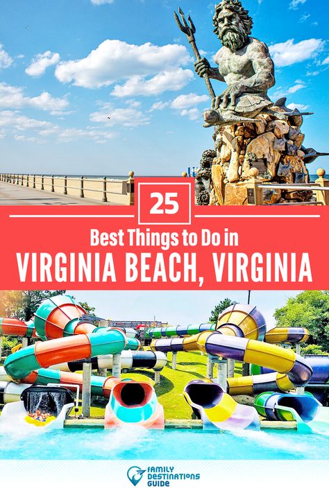 Want to see the most incredible things to do in Virginia Beach, VA? We’re FamilyDestinationsGuide, and we’re here to help: From unique activities to the coolest spots to check out, discover the BEST things to do in Virginia Beach, Virginia - so you get memories that last a lifetime! #virginiabeach #virginiabeachthingstodo #virginiabeachactivities #virginiabeachplacestogo Fun Things To Do In Williamsburg Va, Va Beach Things To Do, Things To Do Virginia Beach, Virginia Beach With Kids, Virginia Beach Things To Do In, Sandbridge Beach Va, Day Trips In Virginia, Visit Virginia, Sandbridge Beach Virginia