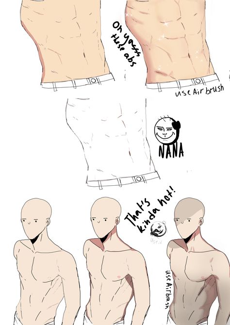 Human Body Drawing Reference, Abs Art Reference, Abs Reference, Torso Man, Body Drawing Reference, How To Draw Abs, How Draw, Abs Art, Practice Painting