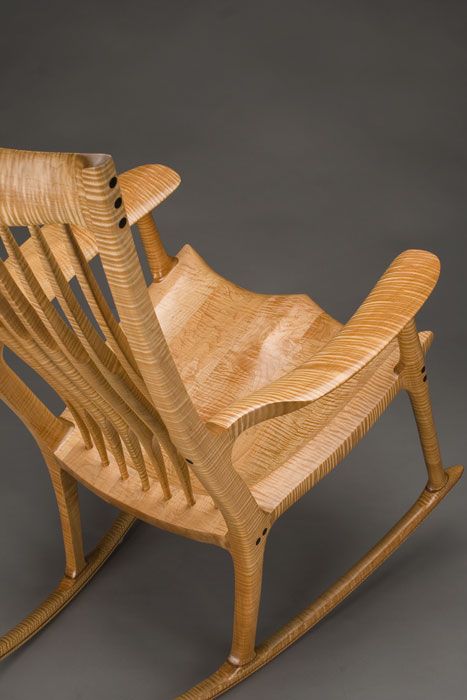 Diy Rocking Chair, Scott Morrison, Sam Maloof, Wooden Rocking Chair, Rocking Chair Plans, Handmade Chair, Wooden Rocking Chairs, Wood Rocking Chair, Scandinavian Chairs