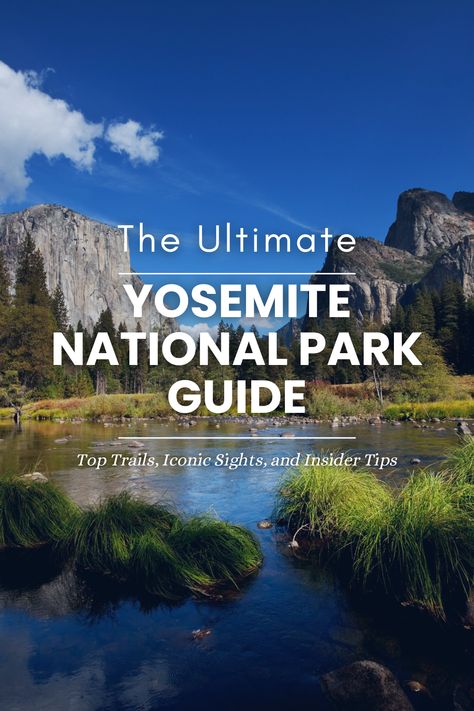 Planning a trip to Yosemite National Park? This ultimate guide has everything you need to know! From breathtaking trails and iconic sights like Yosemite Falls and Glacier Point to insider tips on lodging and the best time to visit, we've got you covered. Discover easy hikes, challenging adventures, and where to stay—inside or outside the park. Perfect for first-time visitors and seasoned adventurers alike. Save this pin for your next trip to Yosemite! Visiting Yosemite National Park, Yosemite Vacation, Yosemite Hikes, Vacation 2025, Yosemite Sequoia, Hiking Bucket List, Tahoe Vacation, Lake Tahoe Vacation, Yosemite Trip