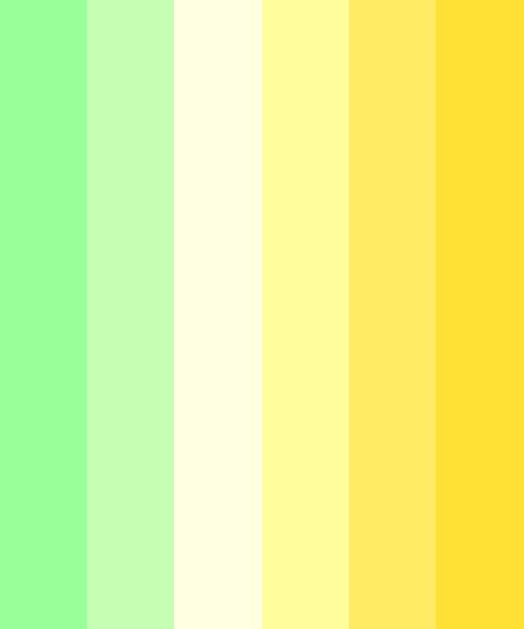 Mint and Yellow Color Palette Shades Of Yellow Color Palette, Color Scheme Generator, Web Design Color, Green Name, Hexadecimal Color, Mint Green Aesthetic, Yellow Party, Yellow Colour Scheme, Dull Colors