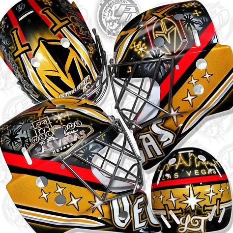 Dave Fried / Friedesigns-goaliemask painter (@dave_fried) • Instagram photos and videos Airbrush Supplies, Ppg Paint, Goalie Mask, Airbrush Art, Masks Art, Neon Lights, Mask Design, Neon Lighting, Strip Lighting