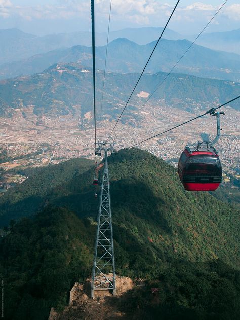 Kathmandu Nepal Aesthetic, Chandragiri Hills, Nepali Art, Nepal Culture, Nepal Kathmandu, Kathmandu Valley, Nepal Travel, Kathmandu Nepal, Cable Cars