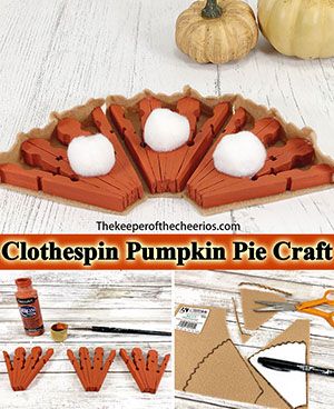 Pumpkin Pie Crafts, Thanksgiving Clothespin Crafts, November Craft Ideas For Seniors, Clothes Pin Halloween Crafts, Thanksgiving Activities For Seniors, Pilgrim Crafts For Kids, Pumpkin Pie Craft, November Crafts For Seniors, Pie Craft