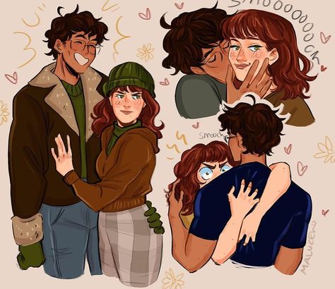 Marauders Art, It Couple, Marauders Fanart, Marauders Fan Art, Marauders Harry Potter, Lily Potter, Love Lily, Harry Potter Ships, Lord Voldemort