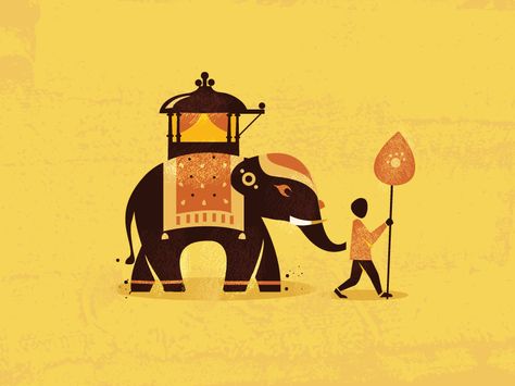 Mysore Ambari Elephant, Mysore Dasara, Elephant World, Indian Illustration, Elephant Illustration, Elephant Drawing, Indian Folk Art, Elephant Art, Indian Art Paintings