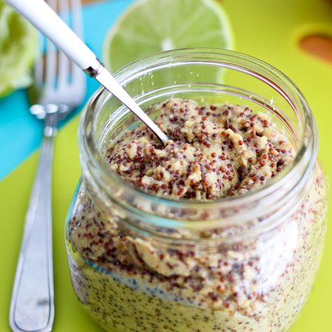 Home Made Whole Grain Mustard Paleo Condiments, Whole Grain Mustard, Homemade Mustard, Paleo Sauces, Grainy Mustard, Mustard Recipe, Homemade Condiments, Healthy Foodie, Diy Food