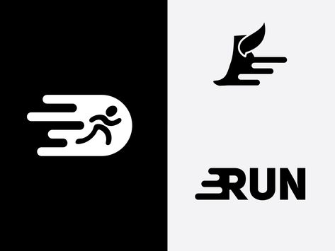 Logo Run by Jesse Nunez Running Logo Design, Run Logo Design, Run Logo, Fast Logo, Running Pictures, Running Logo, Athletic Logo, Running Photography, Find Logo