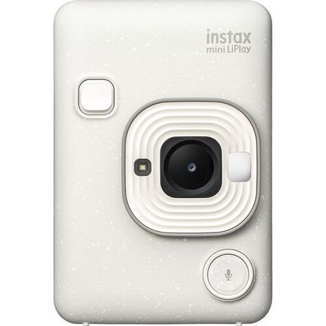 Liplay Hybrid Bringing hybrid capabilities to the Mini Series, the misty white FUJIFILM INSTAX MINI LiPlay Hybrid Instant Camera combines digital and film formats seamlessly. The MINI LiPlay records digitally but prints photos on INSTAX MINI film, allowing you to print any image, anytime, and as many times as you want. This digital workflow also supports Bluetooth connectivity for smartphone control over the camera, enabling photo printing from your phone and the application of filters and frame Wishlist Ideas I Want, Fujifilm Instax Mini Liplay, Instax Mini Liplay, Record Audio, Polaroid Instax, Instax Camera, Instax Mini Film, 2024 Wishlist, Polaroid Camera