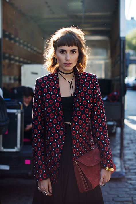 On the Street…Gansevoort St., New York Langley Fox, The Sartorialist, Style Blazer, Estilo Chic, Kimono Style, Street Chic, Mode Inspiration, Kimono Fashion, Women's Style