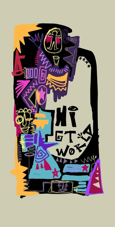 Basquiat Wallpaper, Basquiat Art, Iphone Wallpaper Hipster, Image Swag, Cartoon Wallpaper Hd, Graffiti Wallpaper, Abstract Art Wallpaper, Pop Art Wallpaper, Cool Wallpapers Cartoon