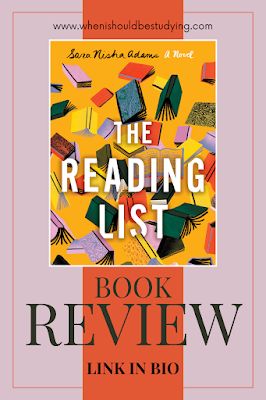 The Reading List by Sara Nisha Admas Book Review Alex And Eliza, January Books, March Book, Beginning Reading, Summer Jobs, Blog Inspiration, Beach Reading, Reading List, Book Reviews