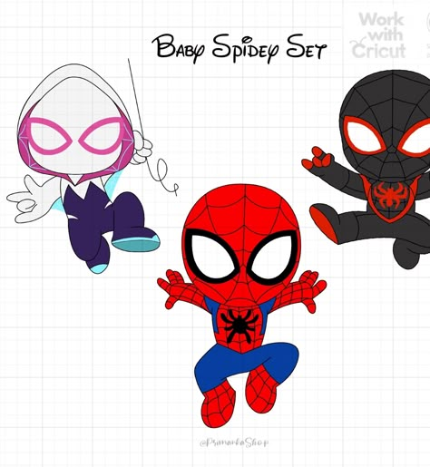 3 Baby Spidey Superhero Svg cut file - PrimankaShop | Boosty Spiderman Characters, Superhero Svg, Spiderman Svg, Superhero Birthday Invitations, Baby Avengers, Baby Spiderman, Friends Clipart, Image Spiderman, Black Spiderman