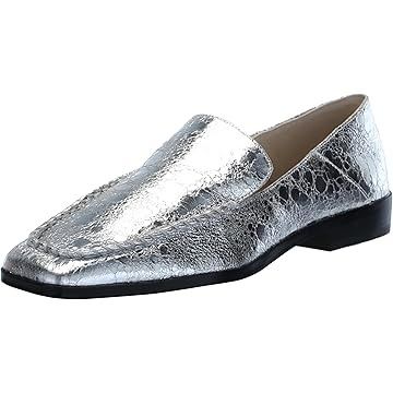 Amazon.com Shopping Cart Silver Loafers, Silver Shoes, Distressed Leather, Slip Ons, Shopping Cart, Loafer Flats, What To Wear, Loafers, Water Resistant