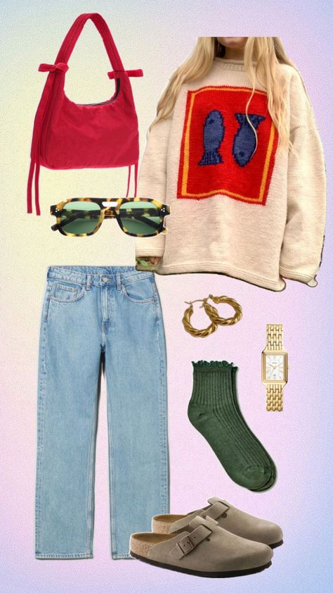 outfit inspiration Birkenstock clogs Clog Outfit Ideas, Birkenstock Clog Outfit, Birkenstock Clogs Outfit, Cool Girl Outfit, Clog Outfit, Eclectic Outfits, Birkenstock Clog, Birkenstock Clogs, Clogs Outfit